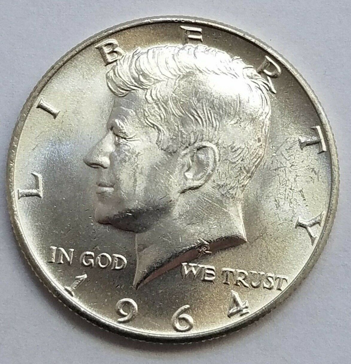 1964 Kennedy Half Dollar Obverse