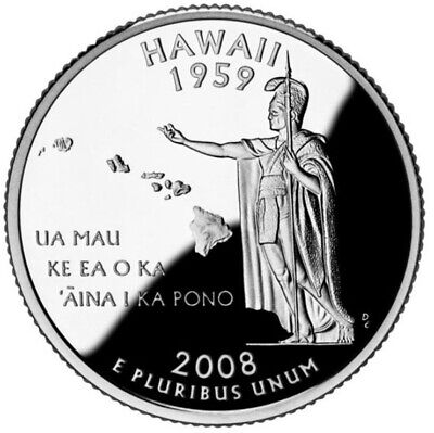 2008 Hawaii State Quarter Dollar Coin